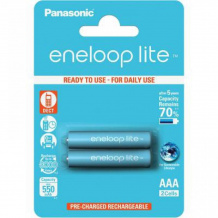 Panasonic eneloop lite BK-4LCCE/2DE 550mAh AAA DECT BL2 (Аккумулятор)